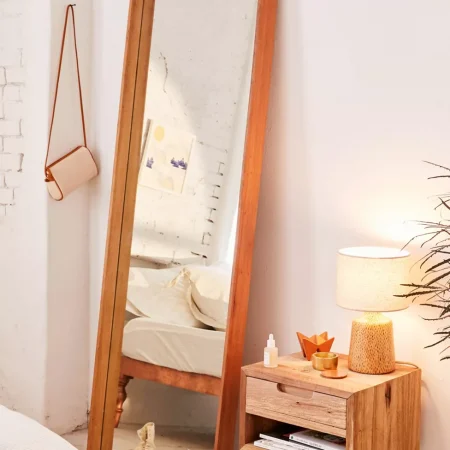 Full View Mirror, Full Body Mirror, Full Length Mirror, Wooden Mirror , Decor , Decor Shop